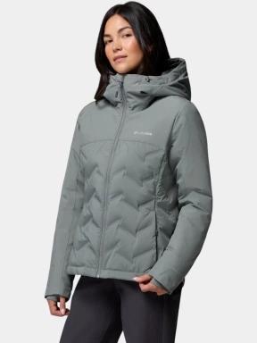 Columbia Grand Trek III Down Jacket női pehelykabát zöld színben 3