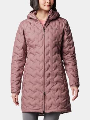 Columbia Delta Ridge II Long Down Jacket női pehelykabát lila színben 1