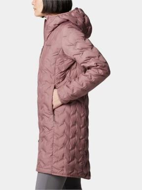 Columbia Delta Ridge II Long Down Jacket női pehelykabát lila színben 3