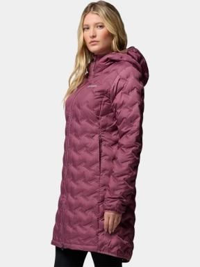 Columbia Delta Ridge II Long Down Jacket női pehelykabát lila színben 3