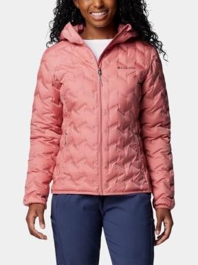 Columbia Delta Ridge II Down Hooded Jacket női pehelykabát rózsaszín színben 1