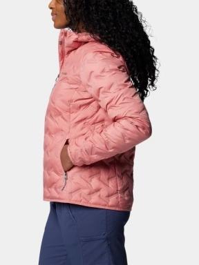 Columbia Delta Ridge II Down Hooded Jacket női pehelykabát rózsaszín színben 3