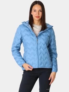 Columbia Delta Ridge II Down Hooded Jacket női pehelykabát világoskék színben 1