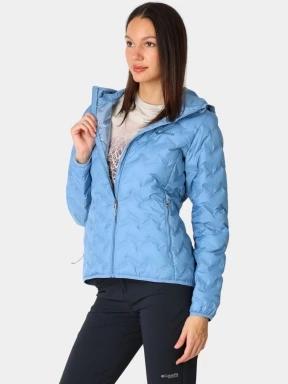 Columbia Delta Ridge II Down Hooded Jacket női pehelykabát világoskék színben 3