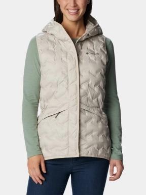 Columbia Delta Ridge II Down Hooded Vest női mellény homok színben 1