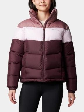 Columbia Puffect II Colorblock Jacket női steppelt átmeneti kabát rózsaszín színben 1