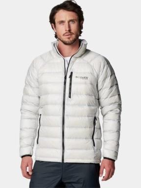 Columbia Arctic Down Jacket férfi steppelt átmeneti kabát szürke színben 1