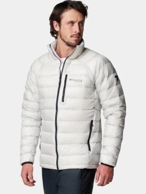 Columbia Arctic Down Jacket férfi steppelt átmeneti kabát szürke színben 3