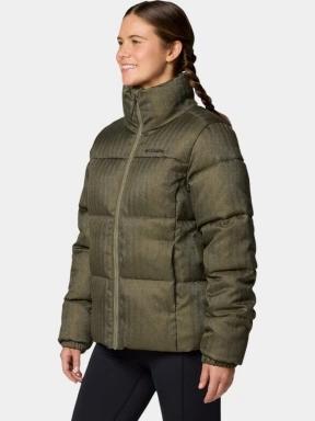 Columbia Puffect Herringbone Jacket női télikabát zöld színben 3