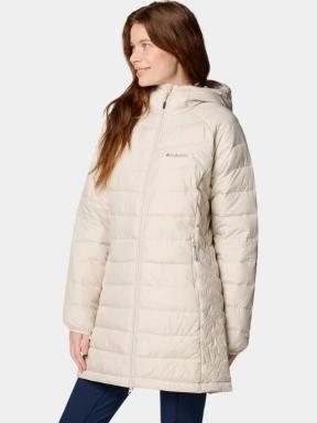 Columbia Powder Lite II Mid Jacket női steppelt átmeneti kabát homok színben 3