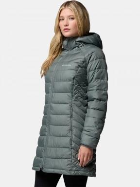 Columbia Powder Lite II Mid Jacket női télikabát zöld színben 3