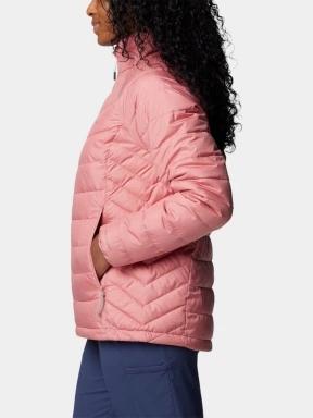 Columbia Powder Lite II Full Zip Jacket női átmeneti kabát rózsaszín színben 3