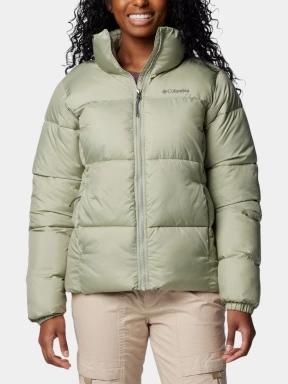 Columbia Puffect II Full Zip Jacket női télikabát zöld színben 1