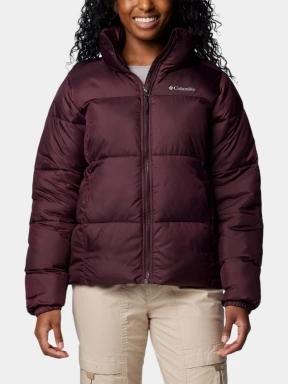 Columbia Puffect II Full Zip Jacket női télikabát piros színben 1