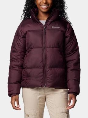 Columbia Puffect II Full Zip Jacket női télikabát piros színben 1
