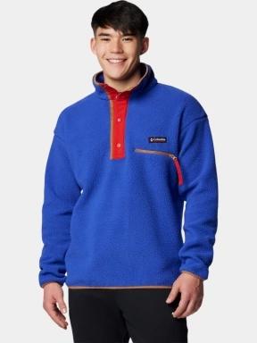 Columbia Helvetia II Half Snap Fleece férfi polár pulóver kék színben 1