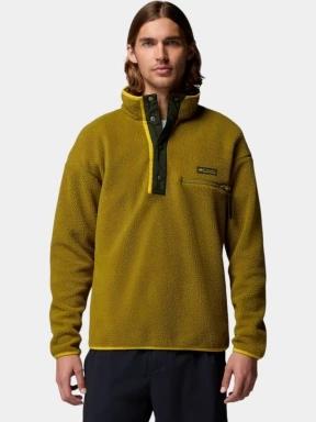 Columbia Helvetia II Half Snap Fleece férfi polár pulóver zöld színben 1