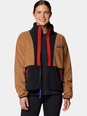 Columbia Backbowl II Full Zip Fleece női polár pulóver barna színben 1