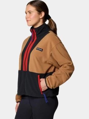 Columbia Backbowl II Full Zip Fleece női polár pulóver barna színben 3