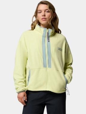 Columbia Backbowl II Full Zip Fleece női polár pulóver sárga színben 1