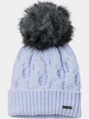 Columbia Boundless Days Cable Knit Pom Beanie női kötött sapka kék színben 1