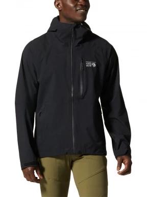 Mountain Hardwear Stretch Ozonic Jacket férfi esőkabát fekete színben 1
