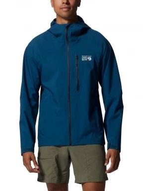Mountain Hardwear Stretch Ozonic Jacket férfi esőkabát kék színben 1