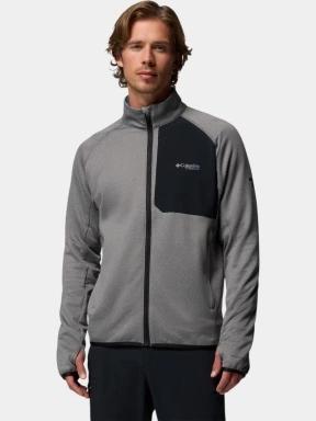Columbia Triple Canyon Grid Fleece FZ II férfi polár pulóver szürke színben 1