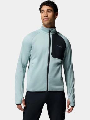 Columbia Triple Canyon Grid Fleece FZ II férfi polár pulóver kék színben 1