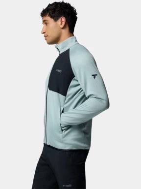 Columbia Triple Canyon Grid Fleece FZ II férfi polár pulóver kék színben 3