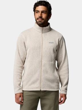 Columbia Alto Pass Full Zip Fleece férfi polár pulóver homok színben 1