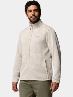 Columbia Alto Pass Full Zip Fleece férfi polár pulóver homok színben 3