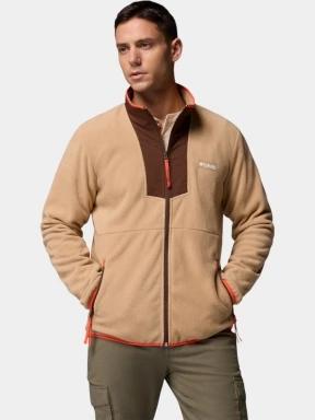 Columbia Sequoia Grove Full Zip Fleece férfi polár pulóver homok színben 1