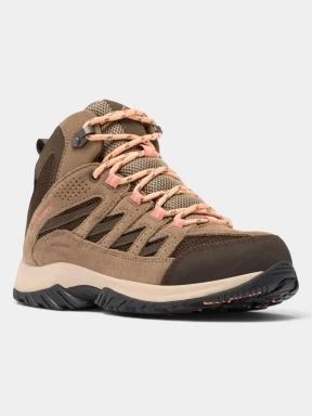 Columbia Crestwood Mid Waterproof női vízhatlan túrabakancs barna színben 1