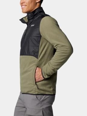 Columbia Basin Butte Full Zip Fleece II férfi polár pulóver zöld színben 3