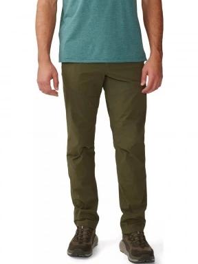 Mountain Hardwear Basin Trek Pant férfi túranadrág zöld színben 1