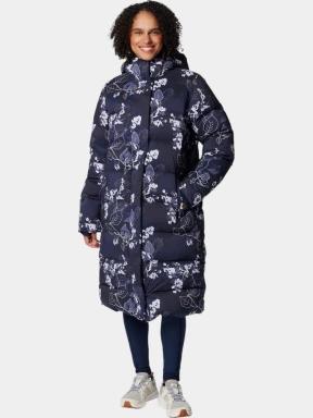 Columbia Boundless Days Print Long Down Jacket női télikabát kék színben 1
