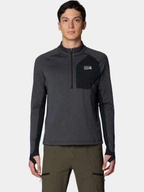 Mountain Hardwear Up First™ Tech Fleece Quarter Zip férfi pulóver szürke színben 1