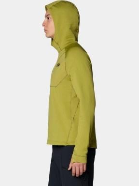 Mountain Hardwear Up First™ Tech Fleece Hoody férfi kapucnis pulóver zöld színben 3