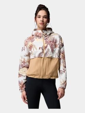 Columbia Spire Valley Printed Windbreaker női széldzseki homok színben 1