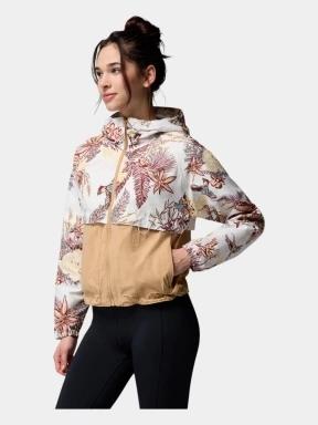 Columbia Spire Valley Printed Windbreaker női széldzseki homok színben 3