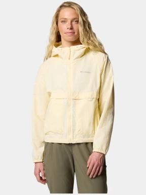 Columbia Spire Valley Windbreaker női széldzseki sárga színben 1
