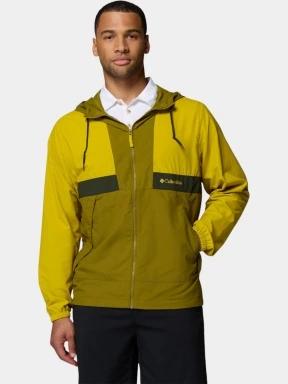 Columbia Spire Valley Hooded Windbreaker férfi széldzseki zöld színben 1