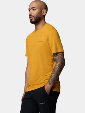Columbia Tech Trail Utility Short Sleeve Crew férfi rövid ujjú sport póló narancssárga színben 3