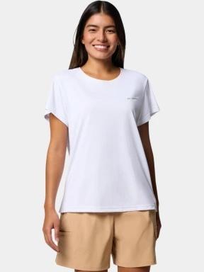 Columbia Bluevista Hill Short Sleeve Crew női rövid ujjú sport póló fehér színben 1