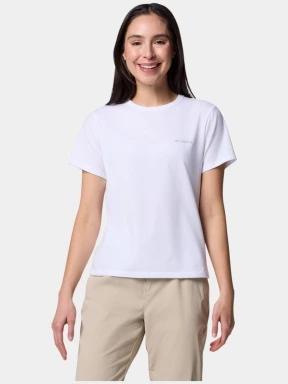 Columbia Sun Trek Short Sleeve II női rövid ujjú sport póló fehér színben 1