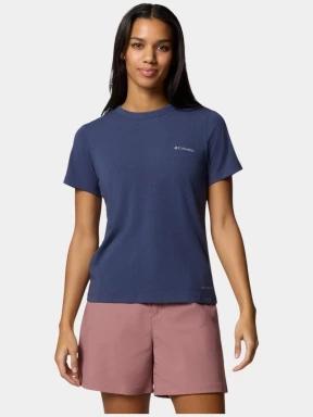 Columbia Sun Trek Short Sleeve II női rövid ujjú sport póló kék színben 1