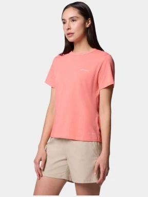 Columbia Sun Trek Short Sleeve II női rövid ujjú sport póló rózsaszín színben 3