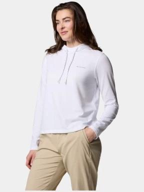 Columbia Sun Trek Hoodie II női kapucnis pulóver fehér színben 3