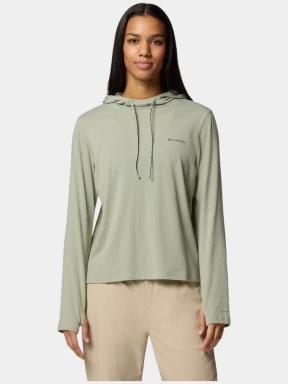 Columbia Sun Trek Hoodie II női kapucnis pulóver zöld színben 1